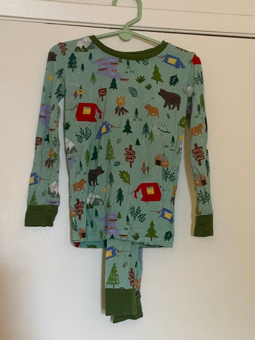 Little Sleepies Kids Camping Print Pajama Set